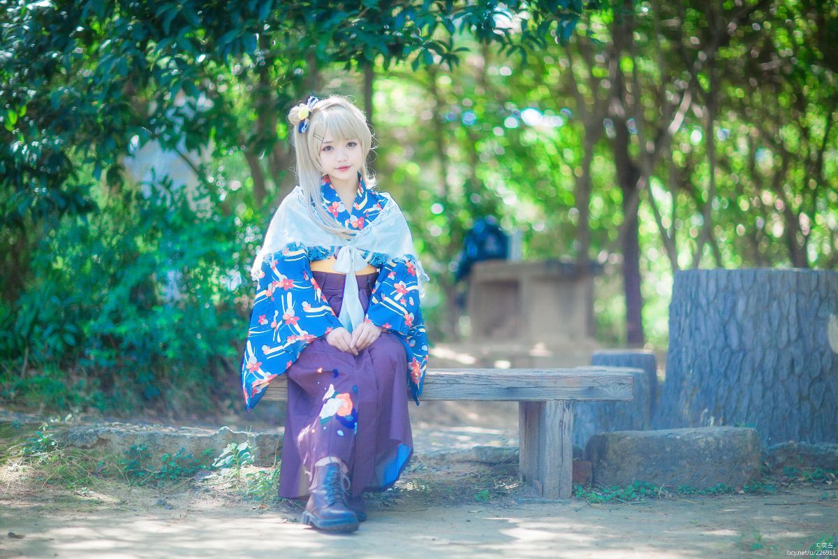 南小鸟卒业二尺和服 C O S (8)