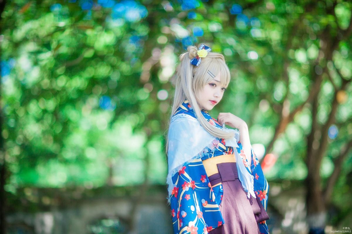 南小鸟卒业二尺和服 C O S (15)