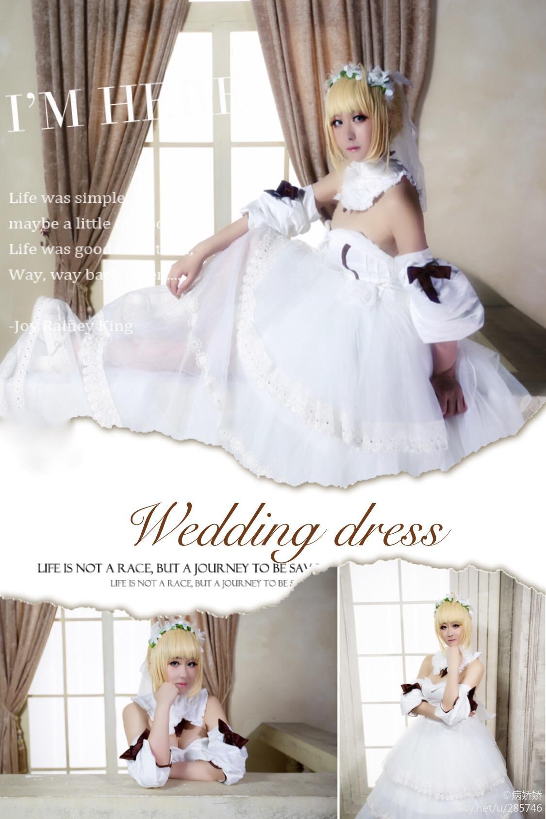 Saber lily 同人婚纱 C O S (1)