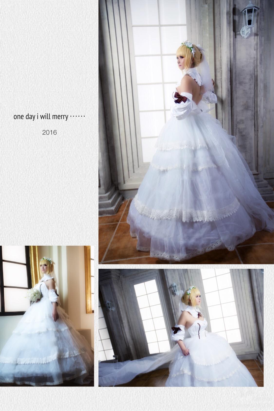 Saber lily 同人婚纱 C O S (2)