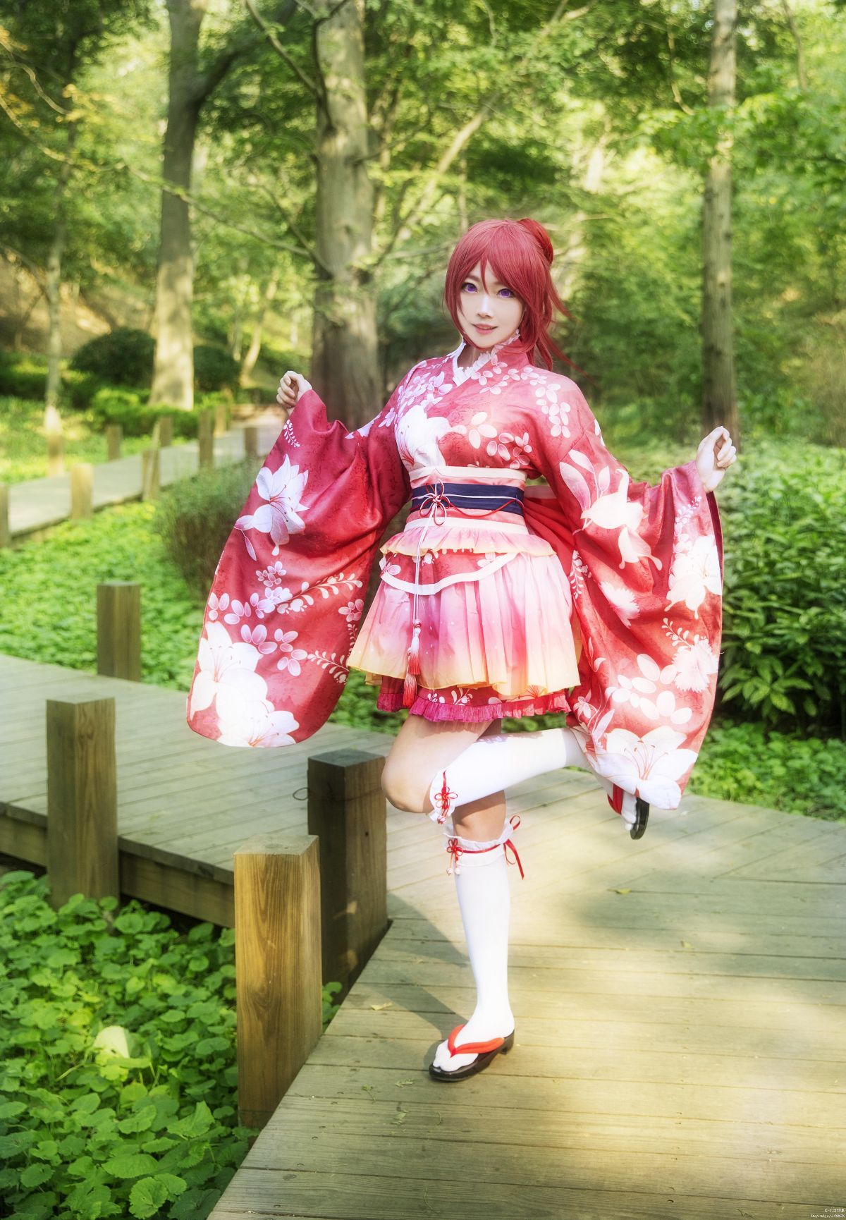 真姬夏日祭浴衣觉醒 C O S (13)