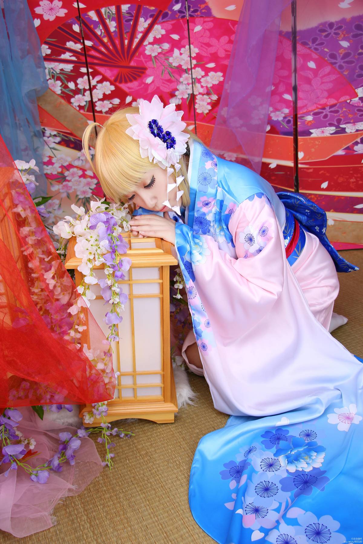 ————saber同人插画新年和服———— (9)