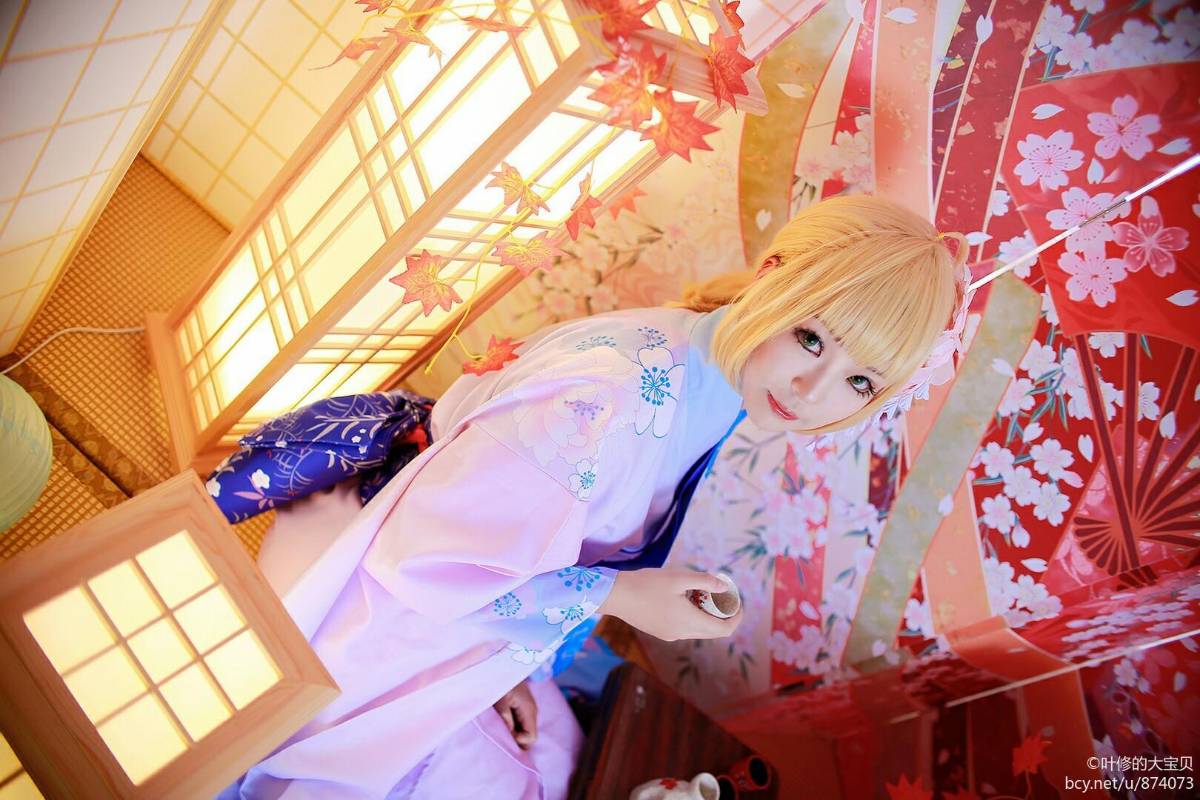 SABER 晴着 和服场照 (7)