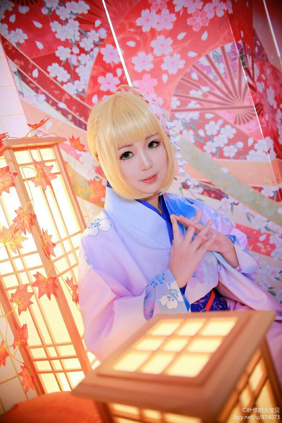 SABER 晴着 和服场照 (9)