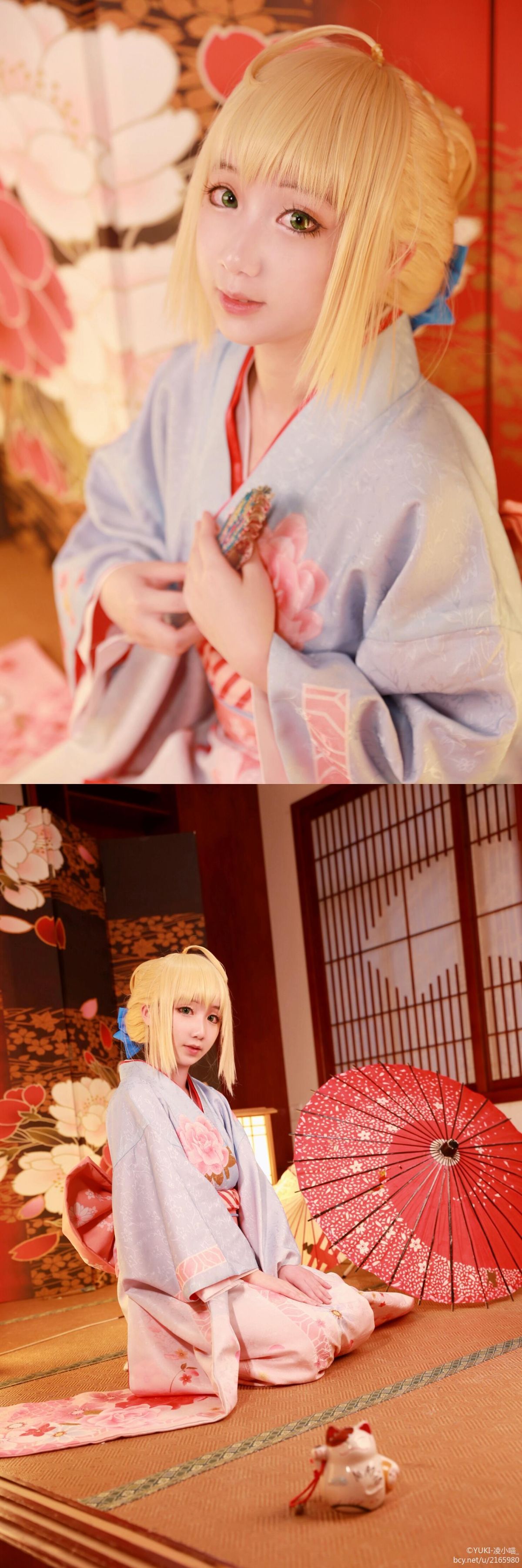 fate saber晴着和服 (5)