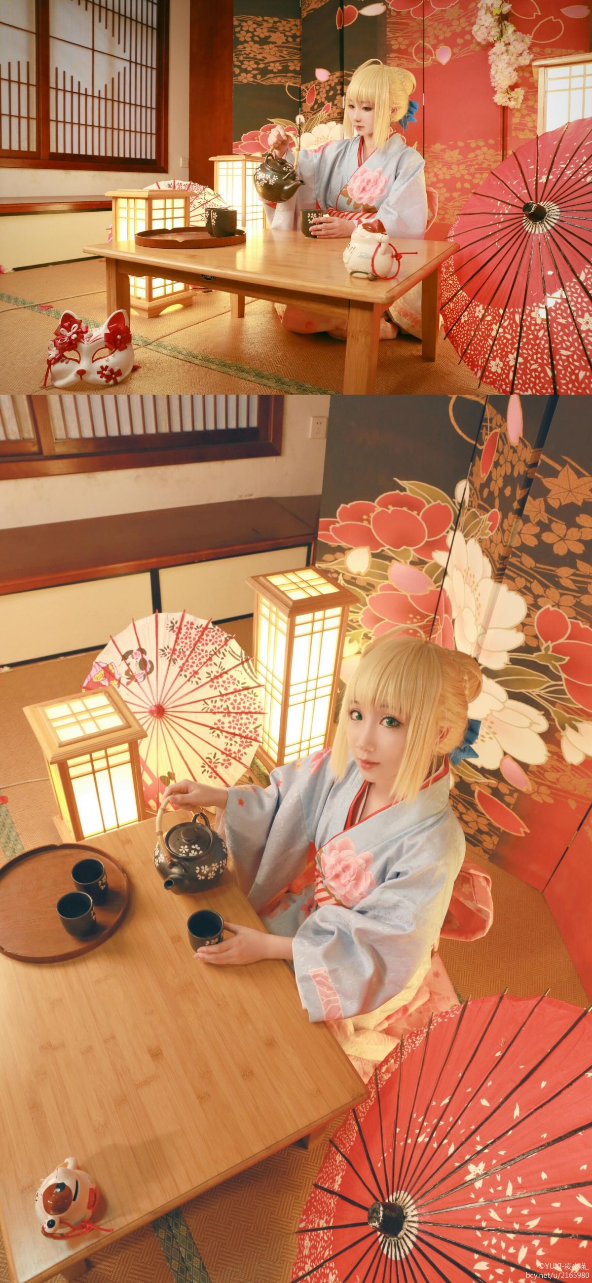 fate saber晴着和服 (9)
