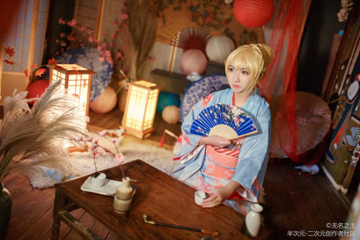 fate系列 浴衣和服saber (7)