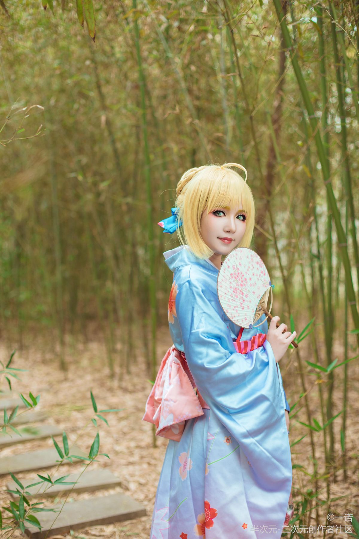 Saber 晴着和服Ver (4)