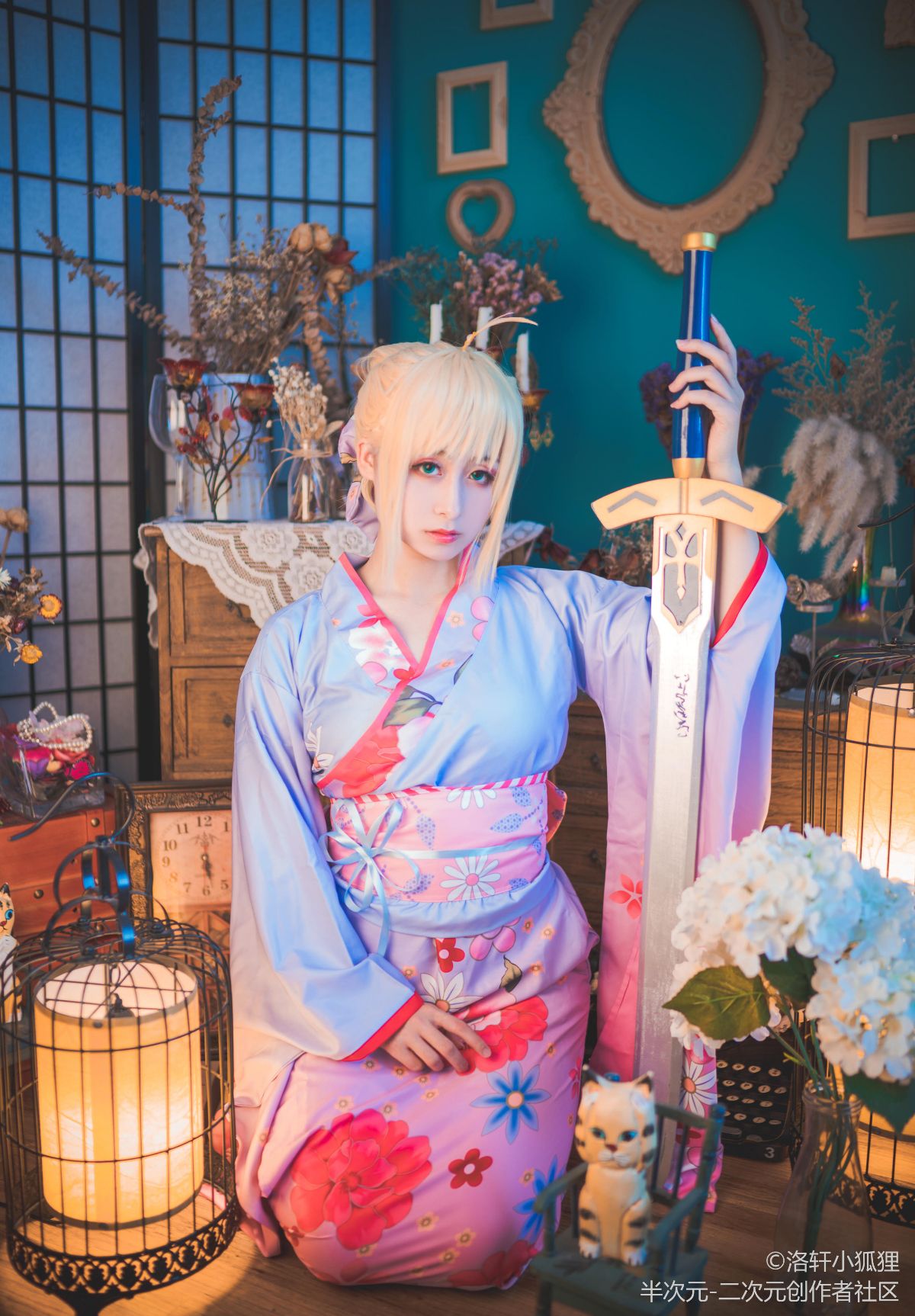 #cos正片##Saber和服浴衣# (13)