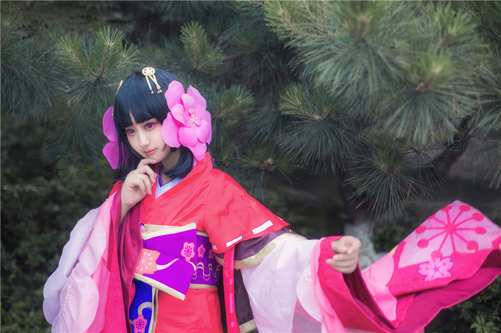 《阴阳师》 樱花妖 一个红眼病的小姐姐 (1)