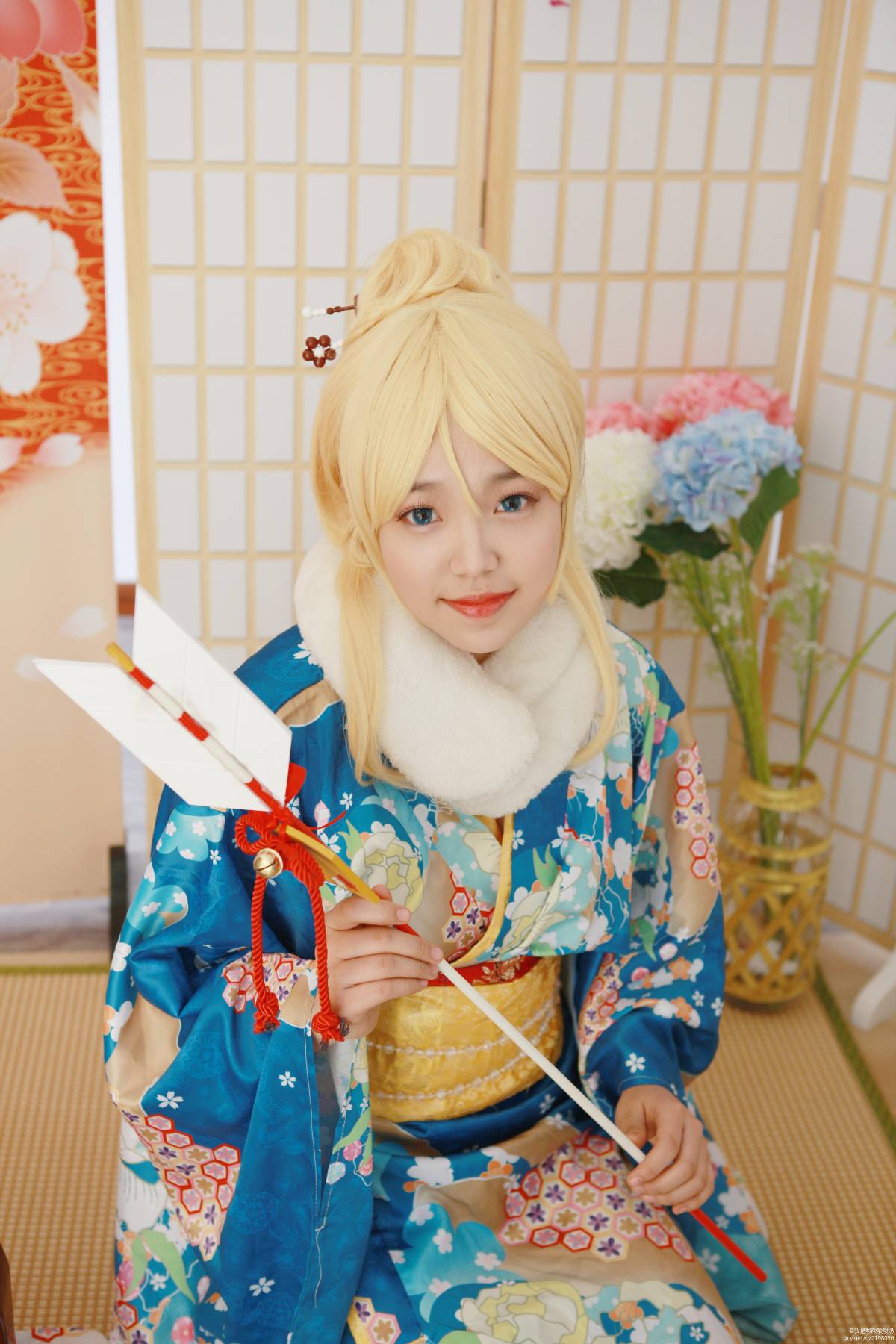 正月和服未觉醒绘里 (1)