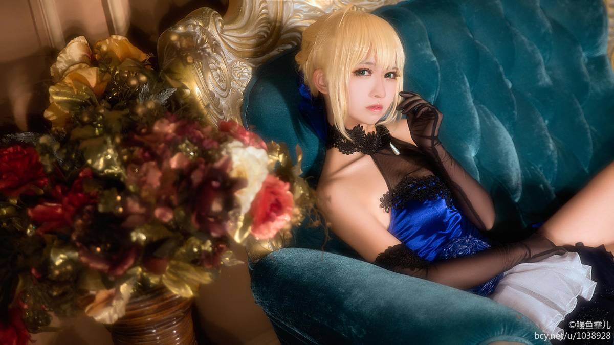 《Fate》saber-蓝礼服 (7)