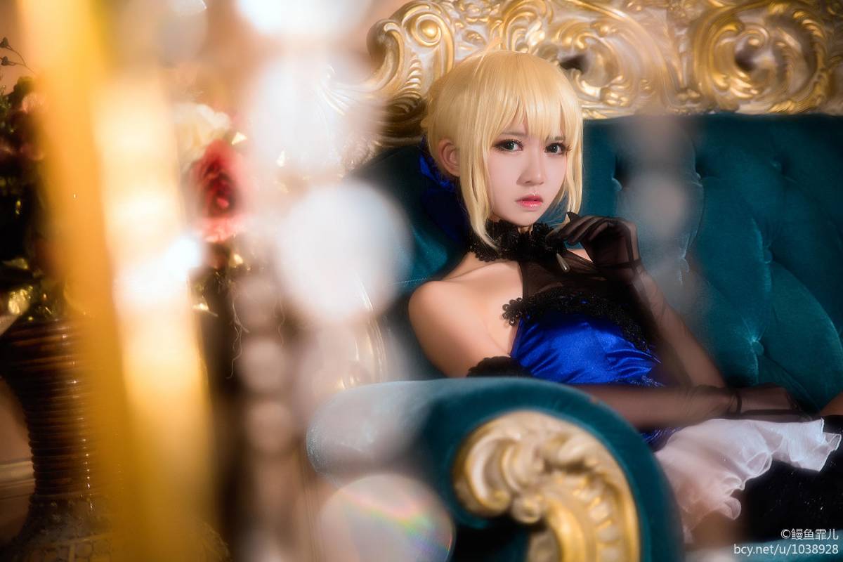 《Fate》saber-蓝礼服 (9)