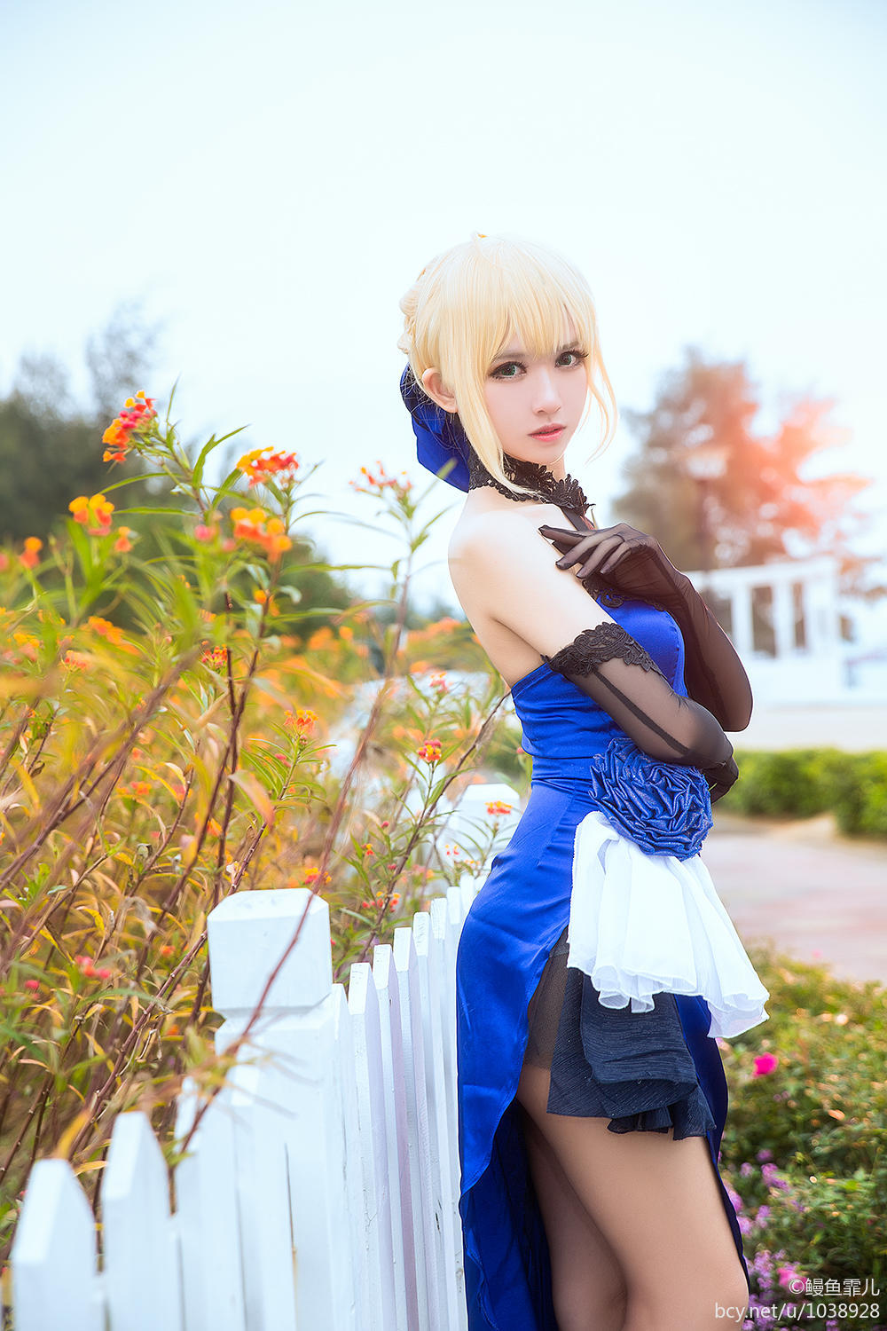 《Fate》saber-蓝礼服 (16)