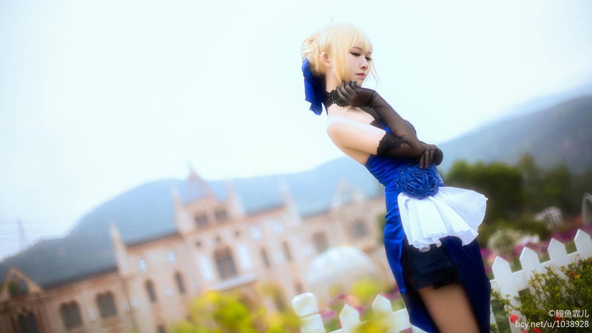 《Fate》saber-蓝礼服 (18)