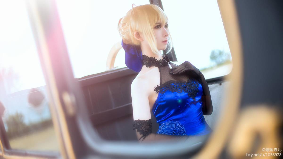 《Fate》saber-蓝礼服 (19)