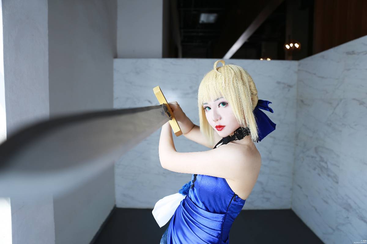 saber cos蓝礼服设定集 (4)