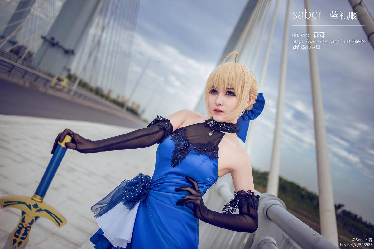 Saber蓝礼服.ver COS (3)