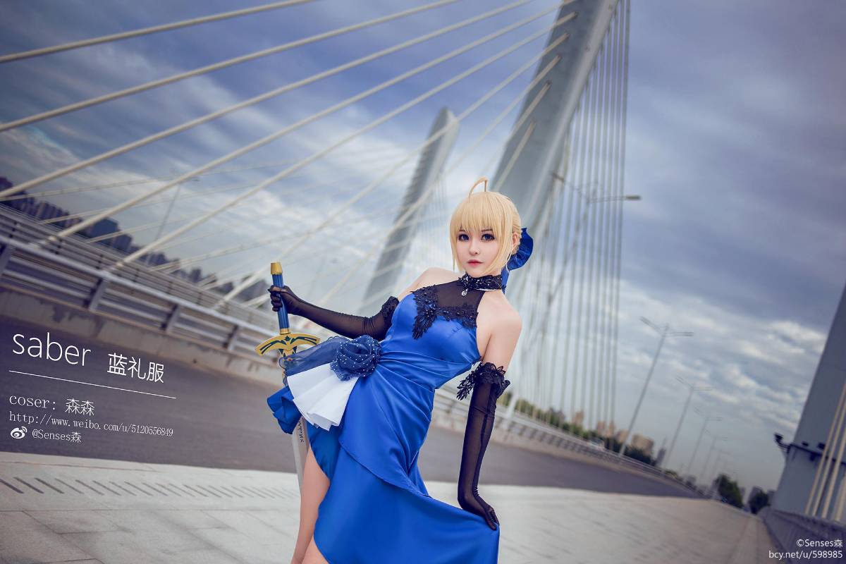 Saber蓝礼服.ver COS (7)
