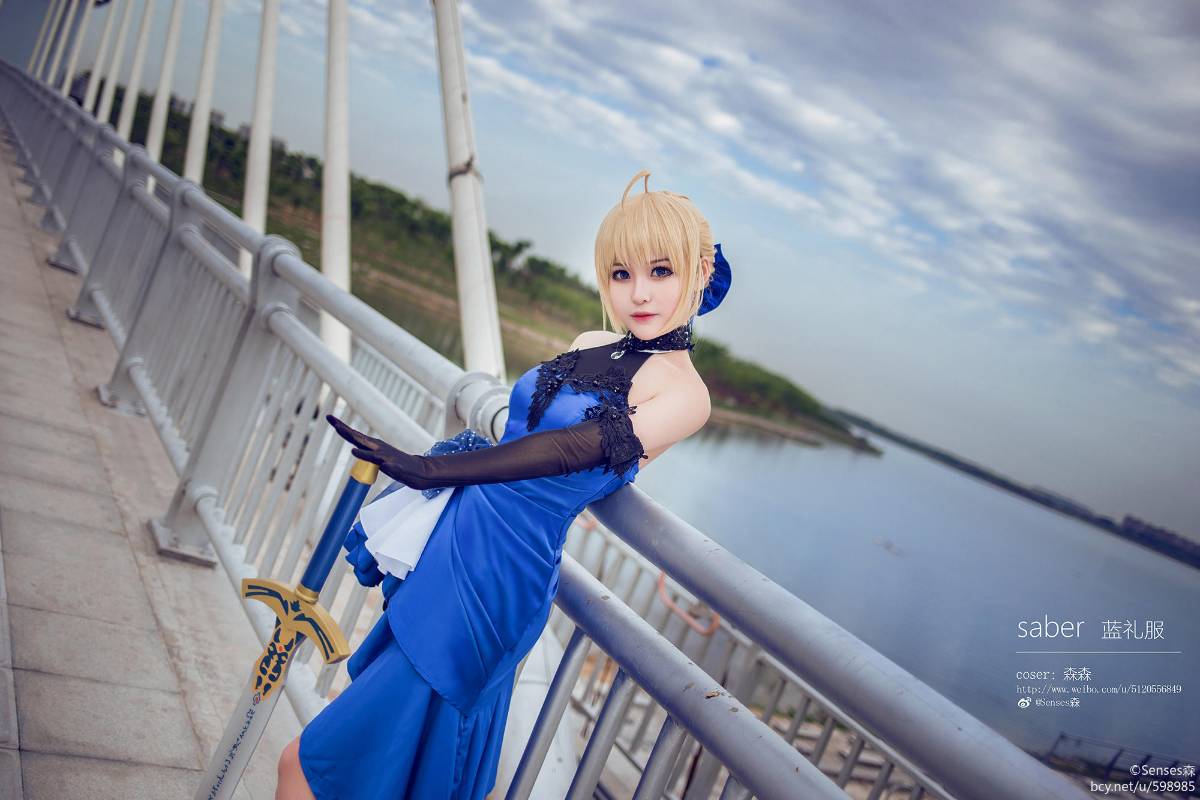 Saber蓝礼服.ver COS (8)