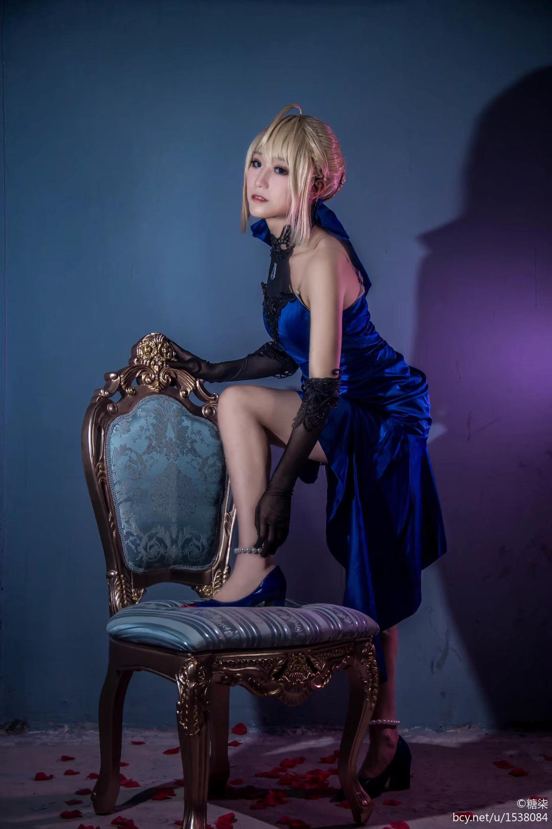 阿尔托利亚·潘德拉贡♡吾王saber♡蓝礼服设定集ver. (2)