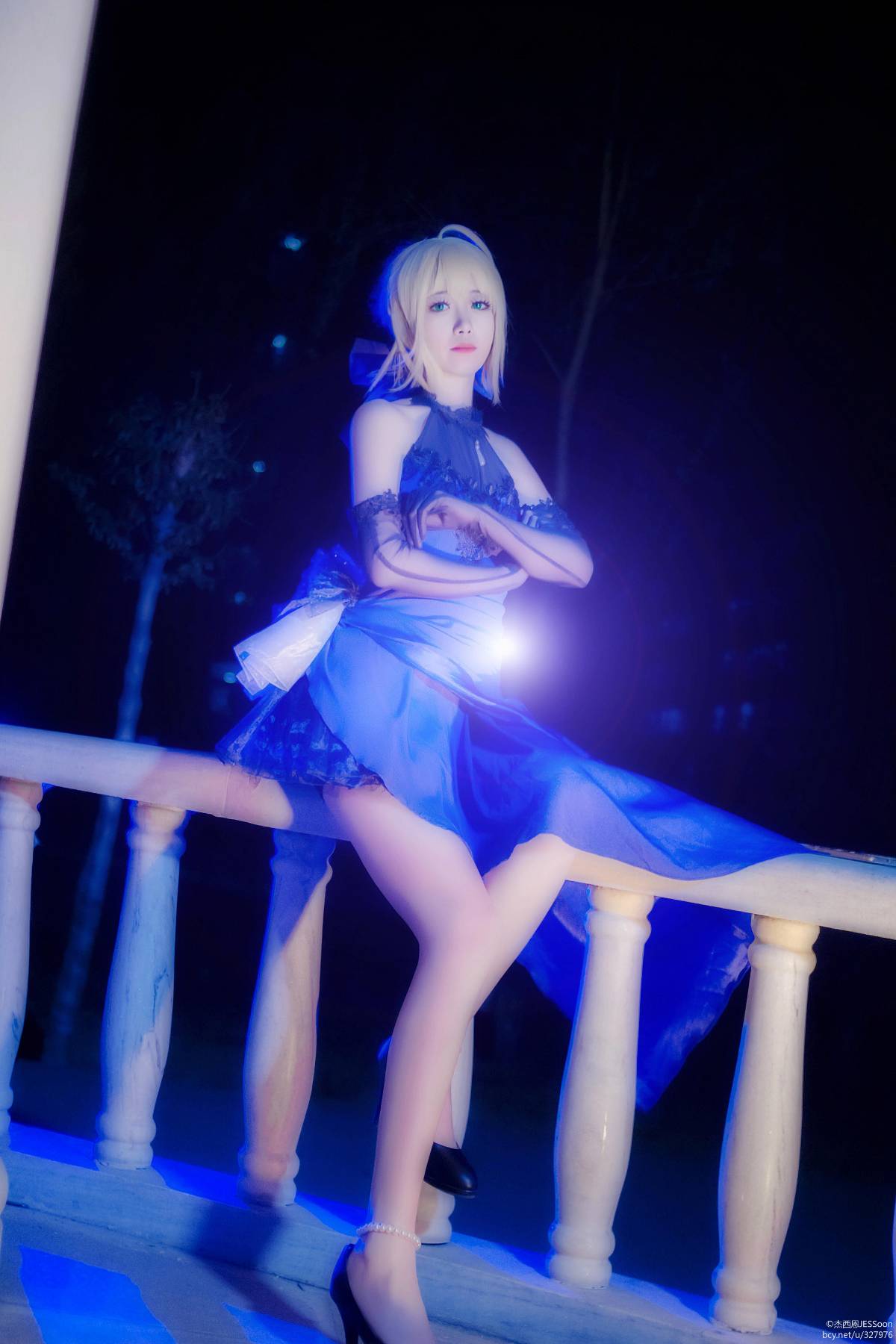 阿尔托利亚·潘德拉贡♡吾王saber♡蓝礼服设定集ver. (8)
