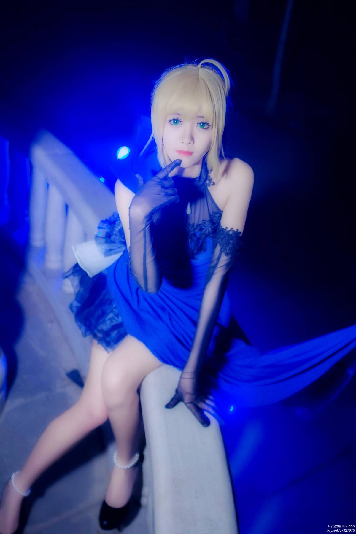 阿尔托利亚·潘德拉贡♡吾王saber♡蓝礼服设定集ver. (9)