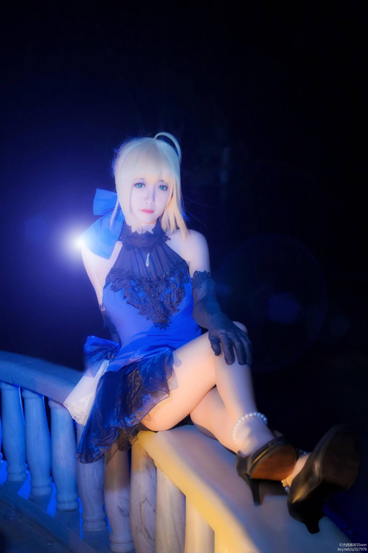 阿尔托利亚·潘德拉贡♡吾王saber♡蓝礼服设定集ver. (10)