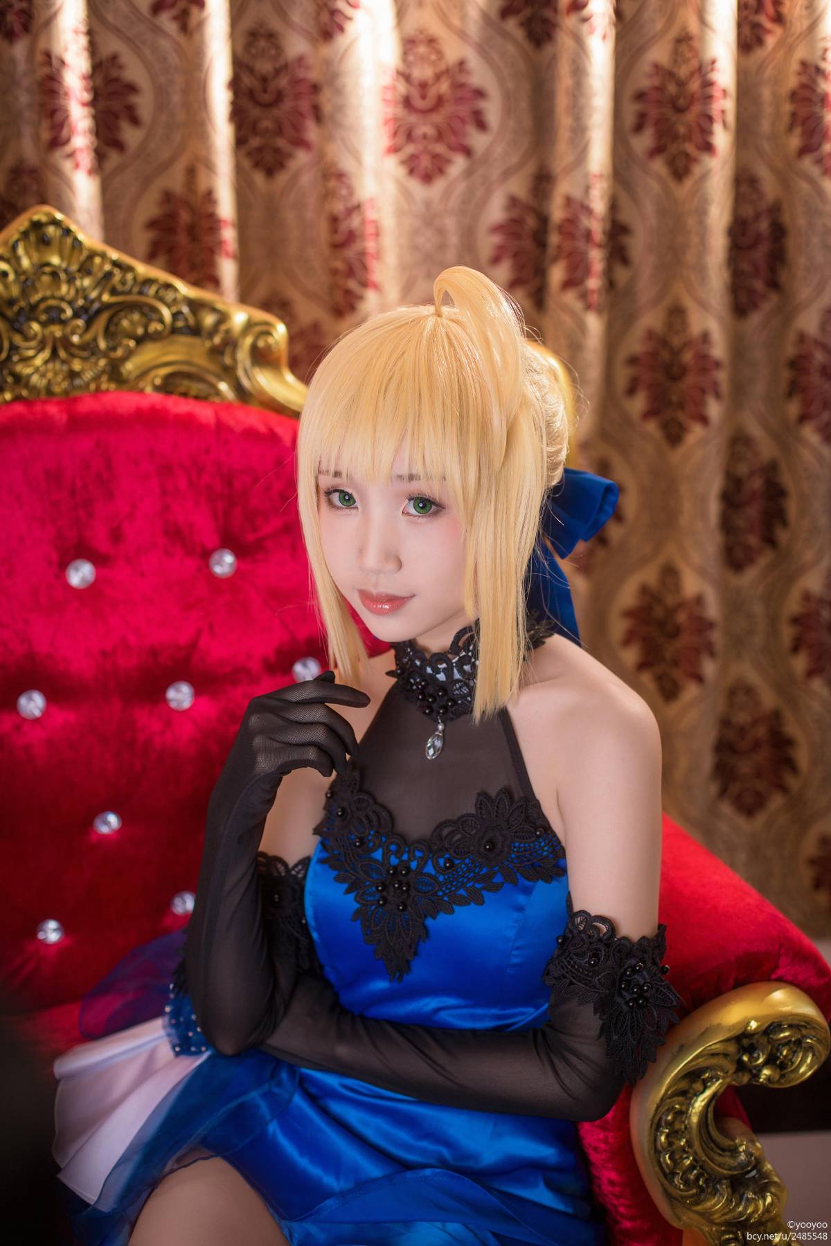 FateExtrella saber 蓝礼服 (1)