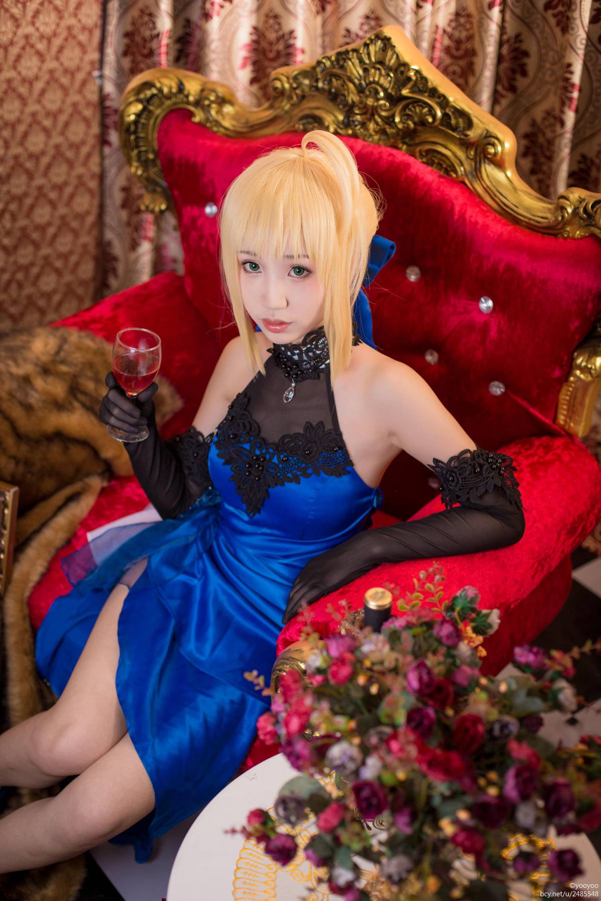 FateExtrella saber 蓝礼服 (2)