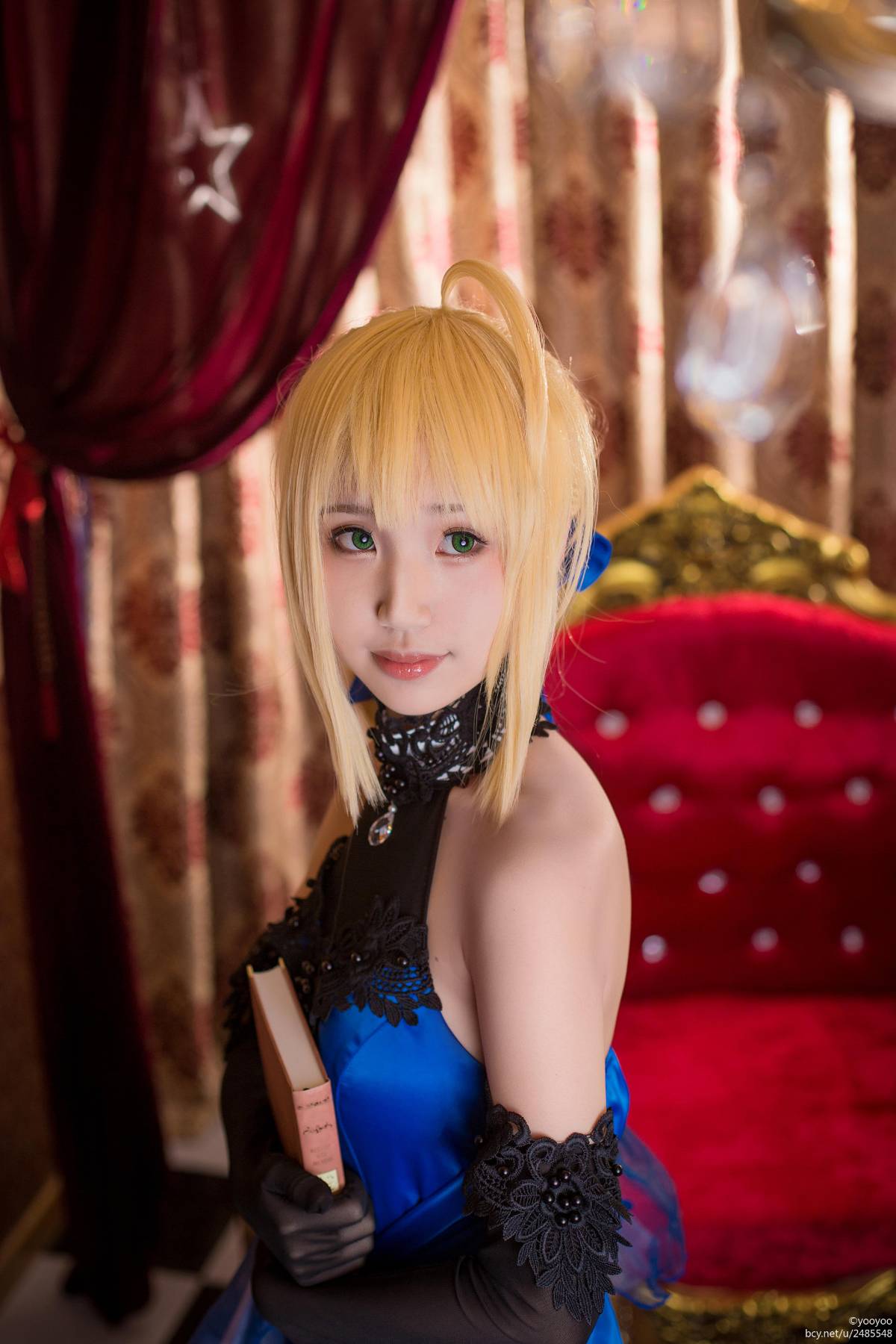 FateExtrella saber 蓝礼服 (3)