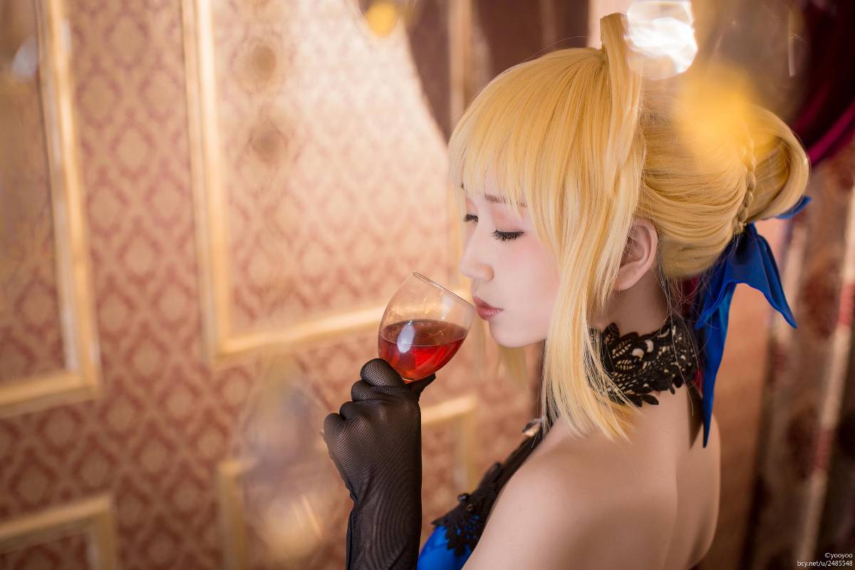 FateExtrella saber 蓝礼服 (6)