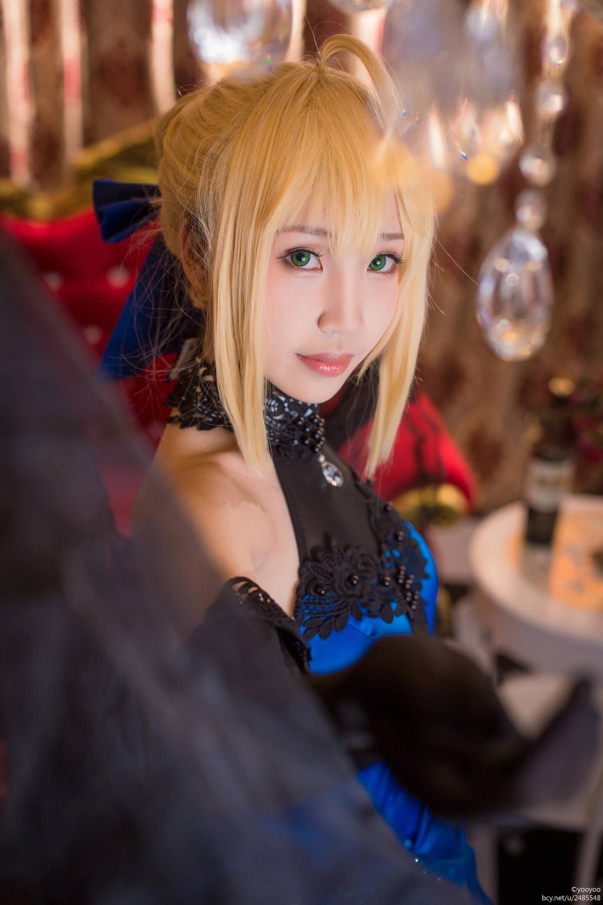 FateExtrella saber 蓝礼服 (8)