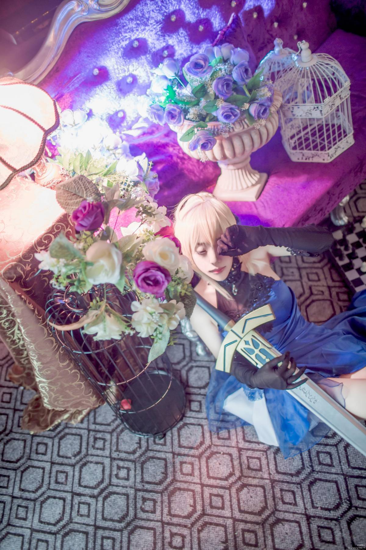 【fateextella】saber 蓝礼服 ver (1)