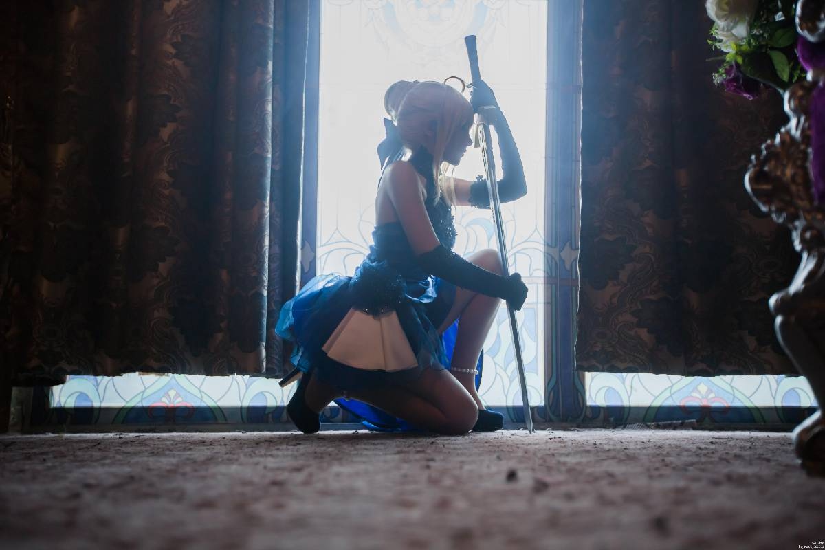 【fateextella】saber 蓝礼服 ver (22)