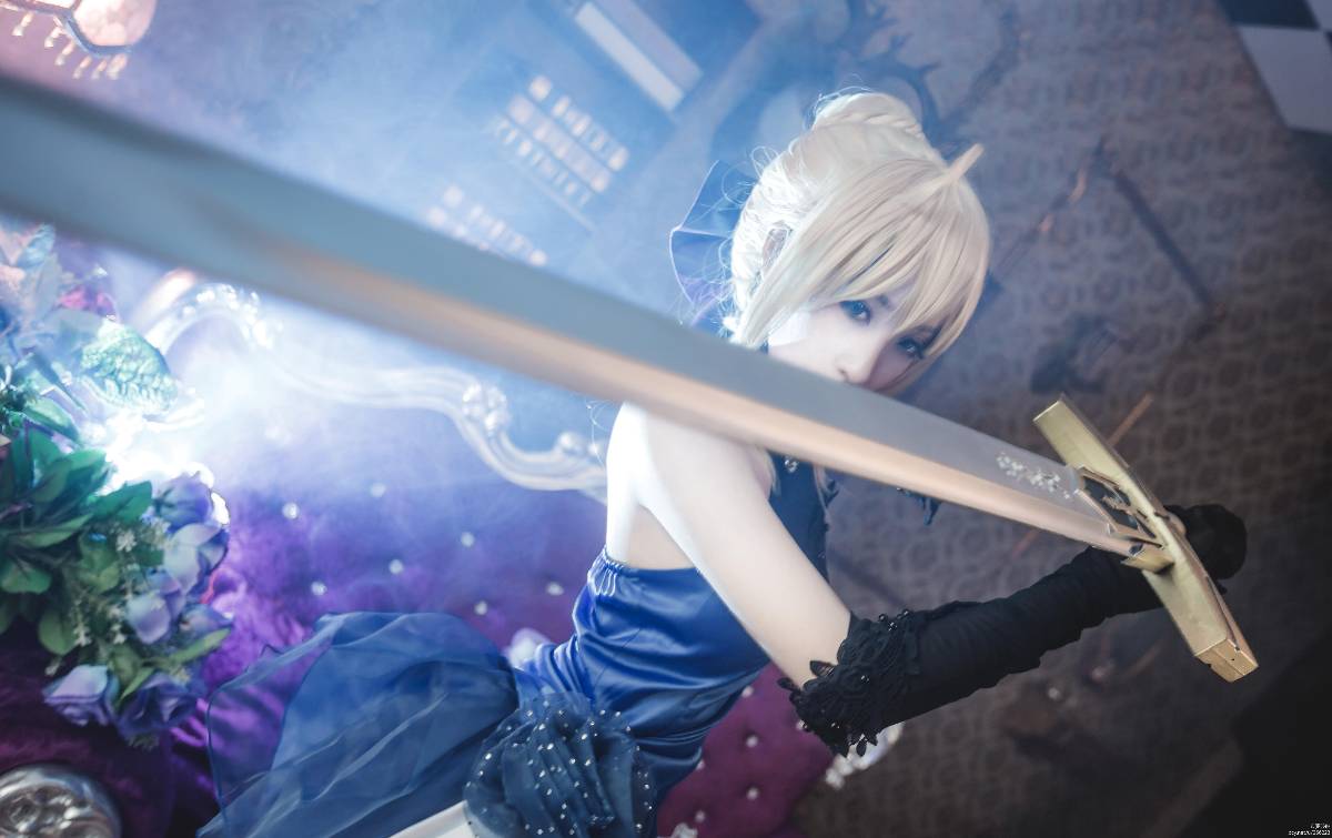 【fateextella】saber 蓝礼服 ver (4)