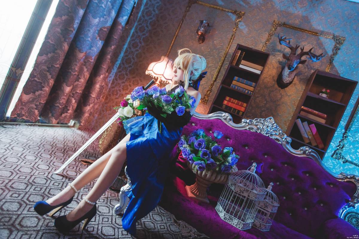 【fateextella】saber 蓝礼服 ver (10)