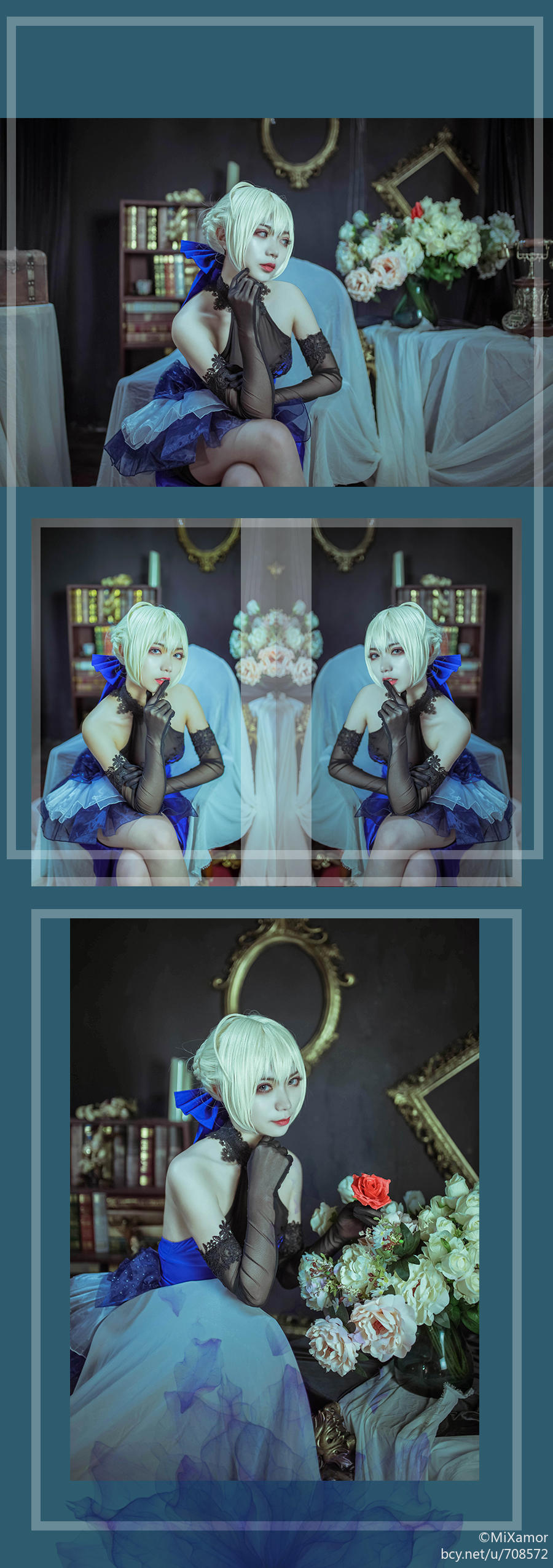 cos saber蓝礼服 (6)