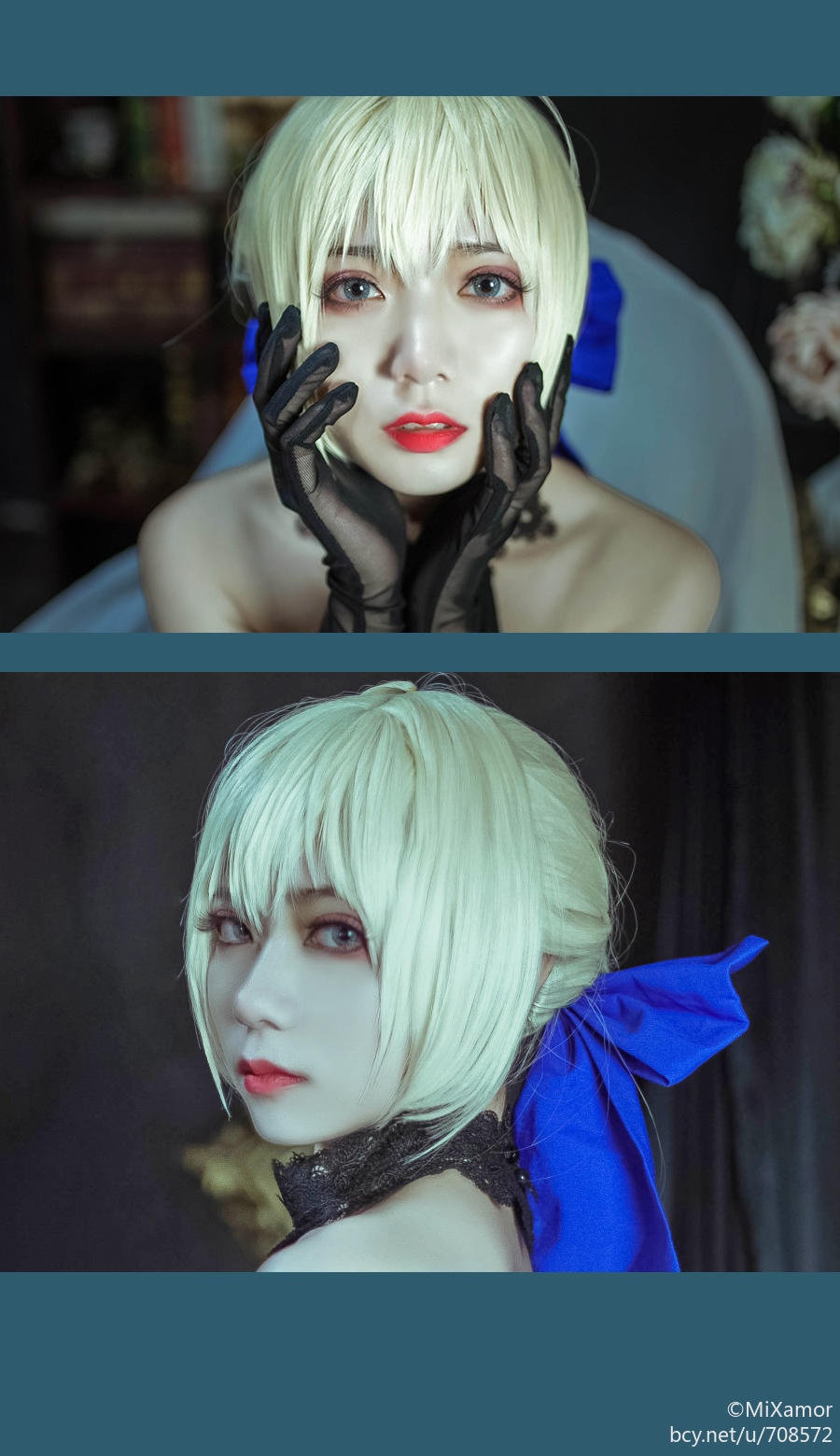 cos saber蓝礼服 (8)