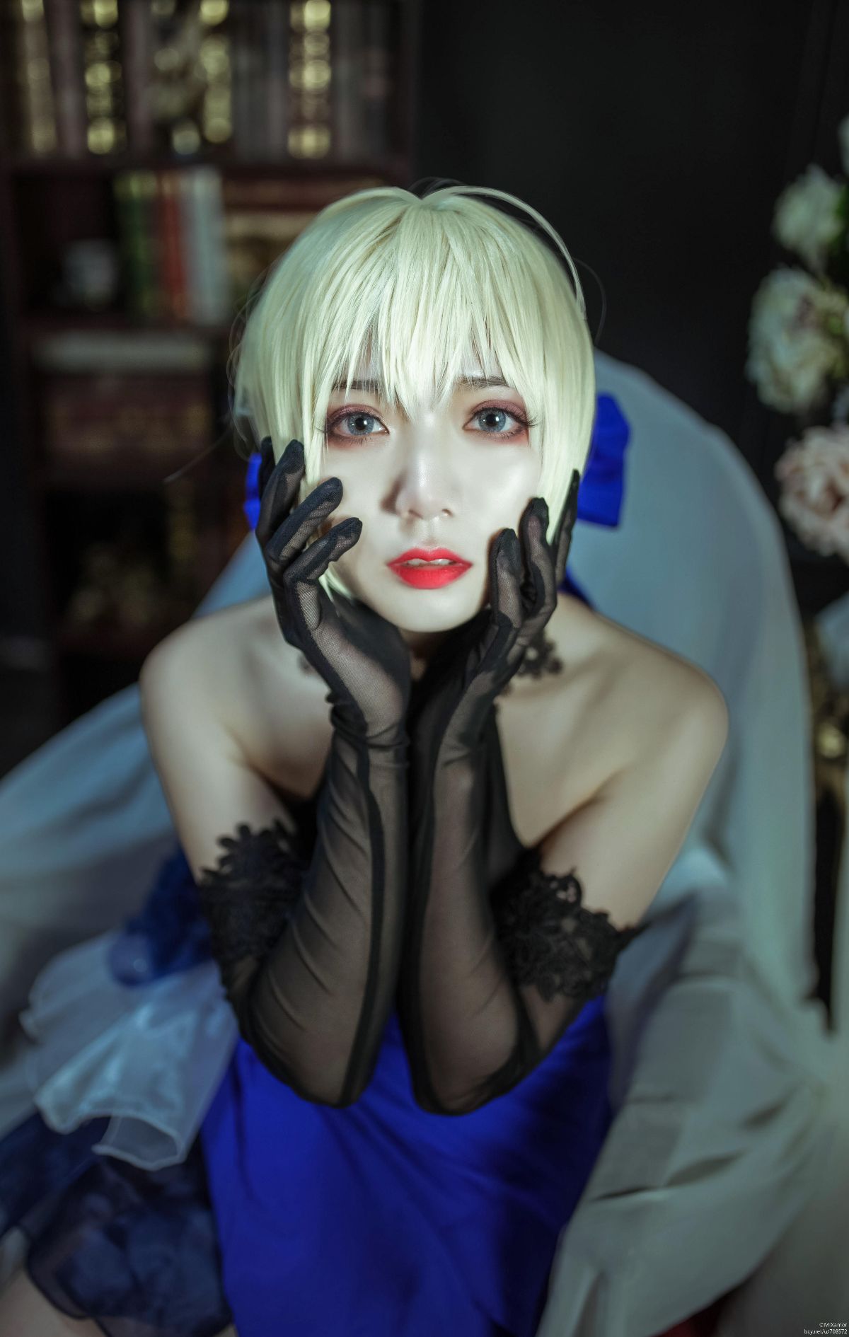 cos saber蓝礼服 (9)