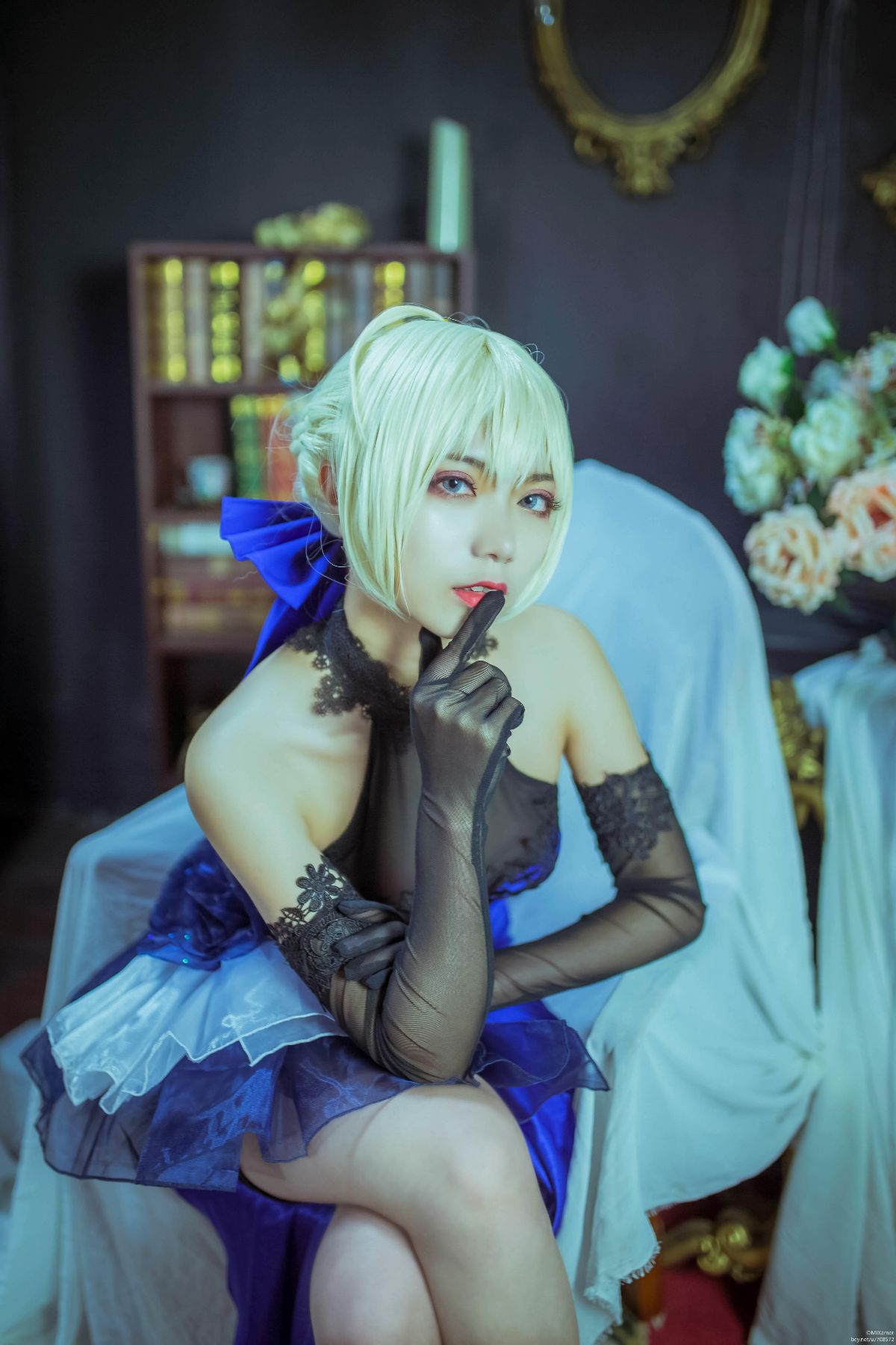 cos saber蓝礼服 (14)