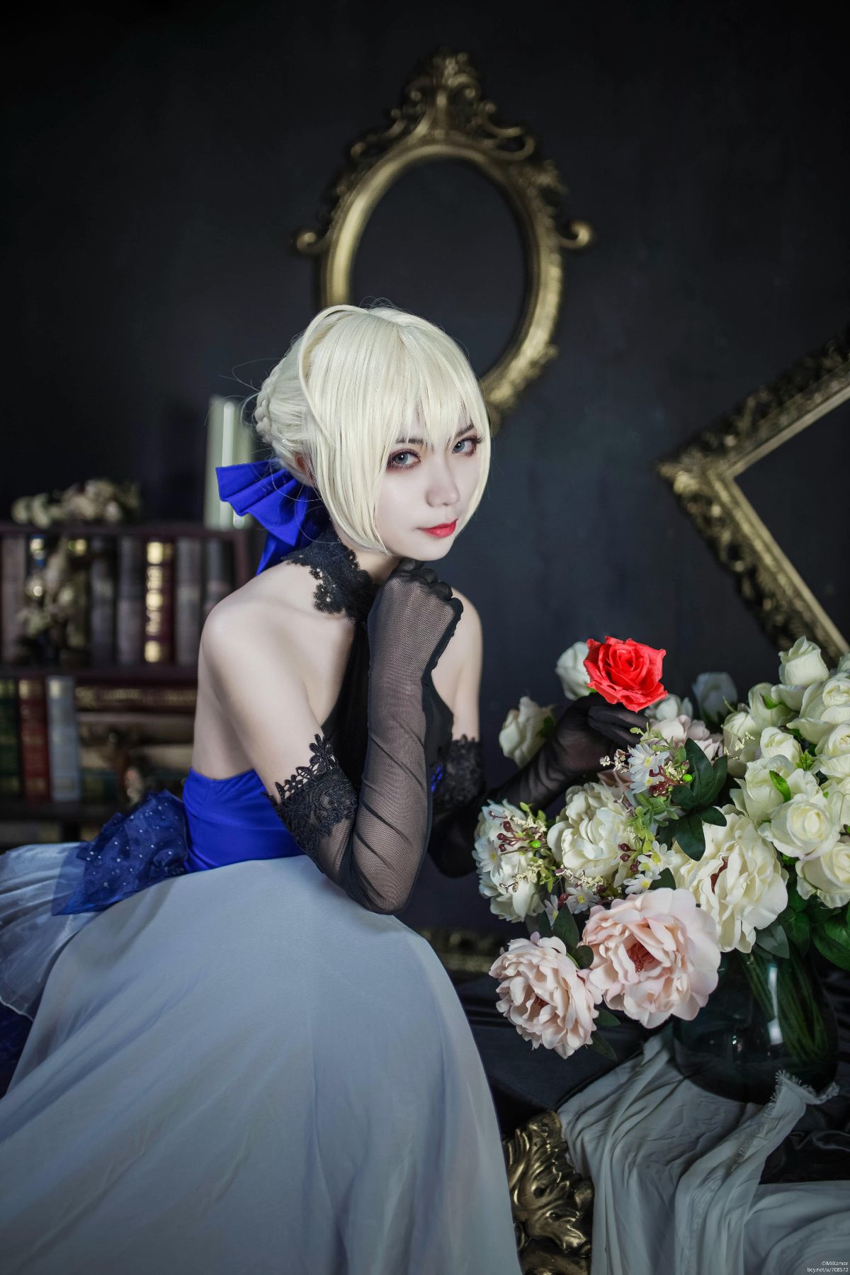 cos saber蓝礼服 (15)