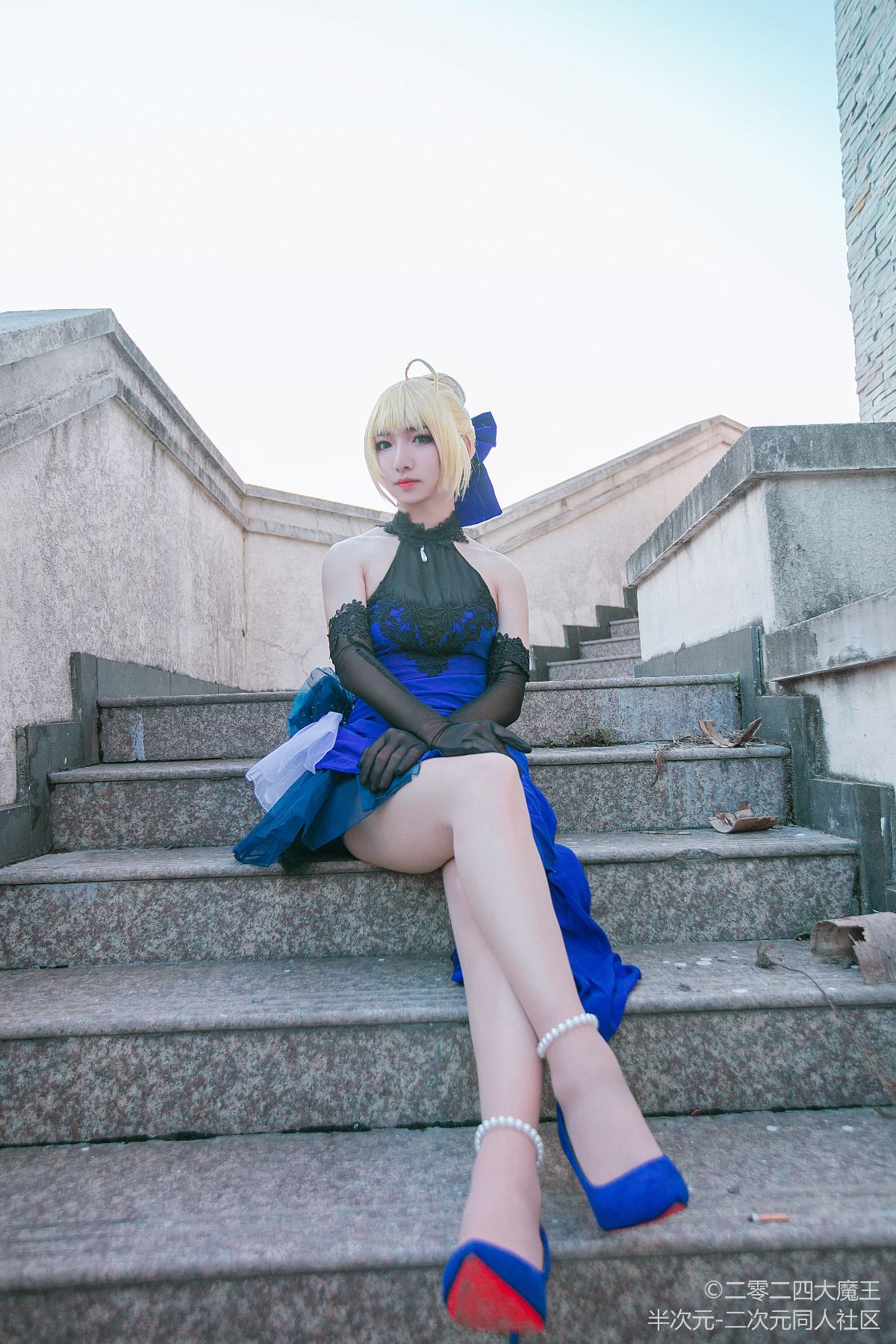 Fateextella 设定集 saber蓝礼服 (6)