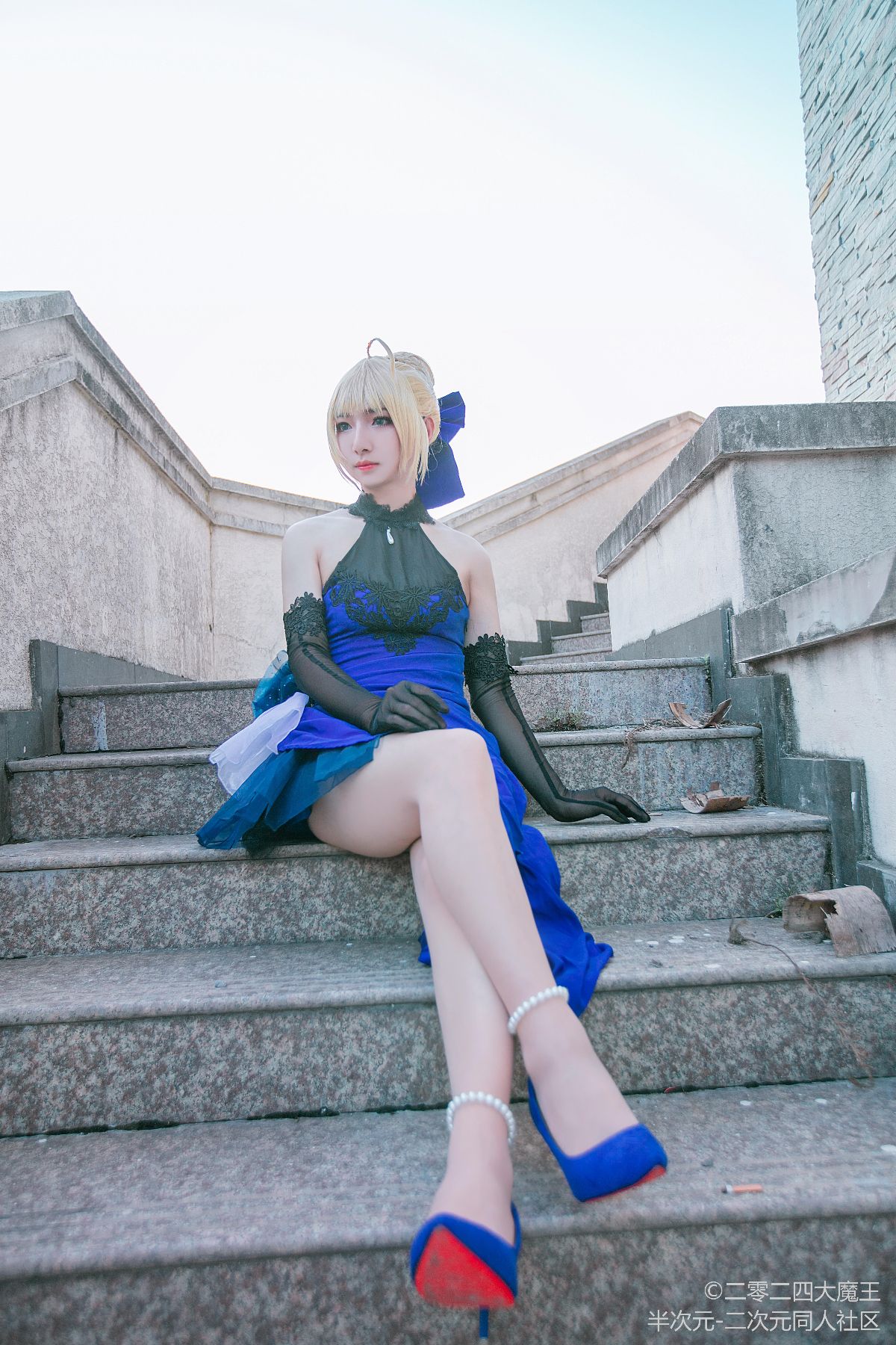 Fateextella 设定集 saber蓝礼服 (7)