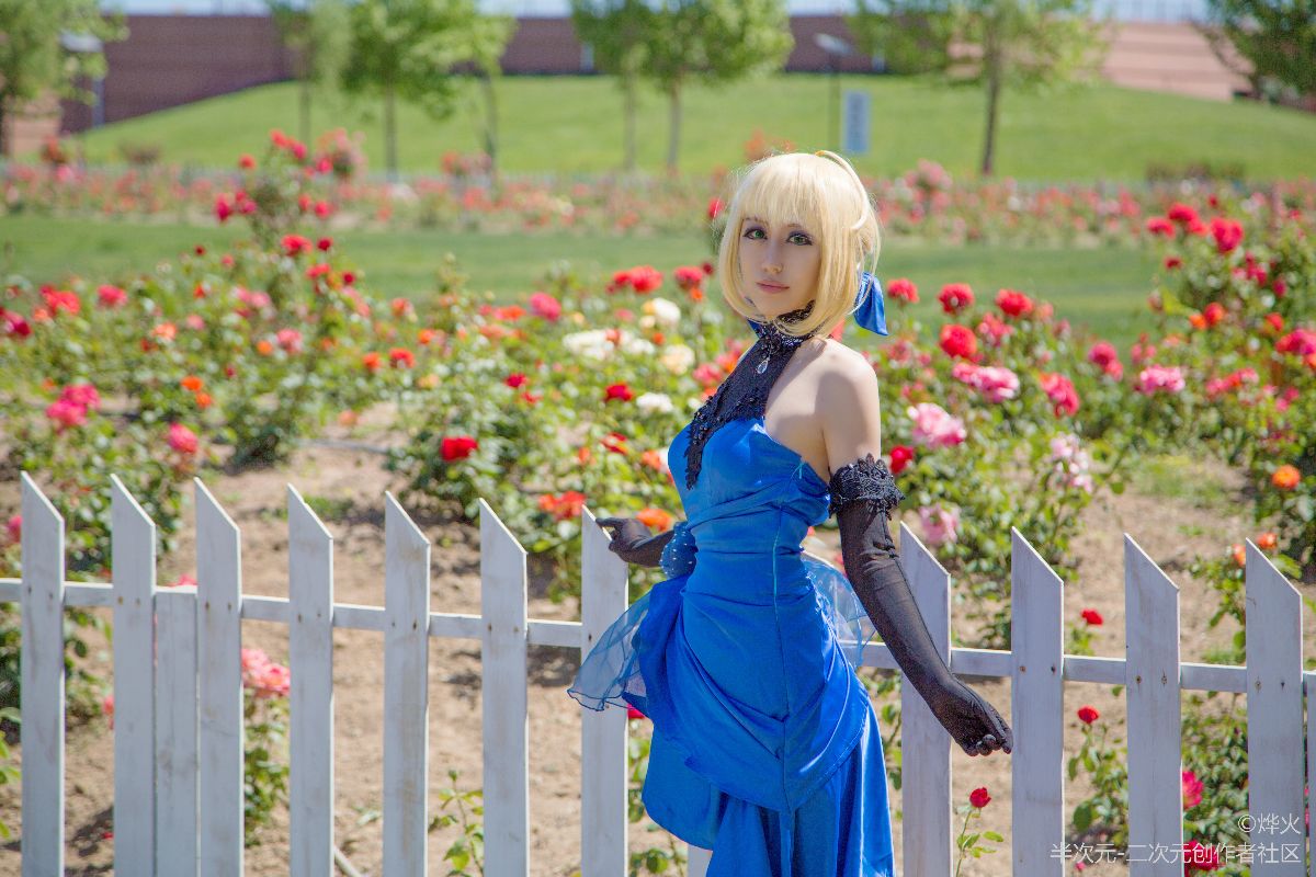 FateExtella Saber 蓝礼服 (12)