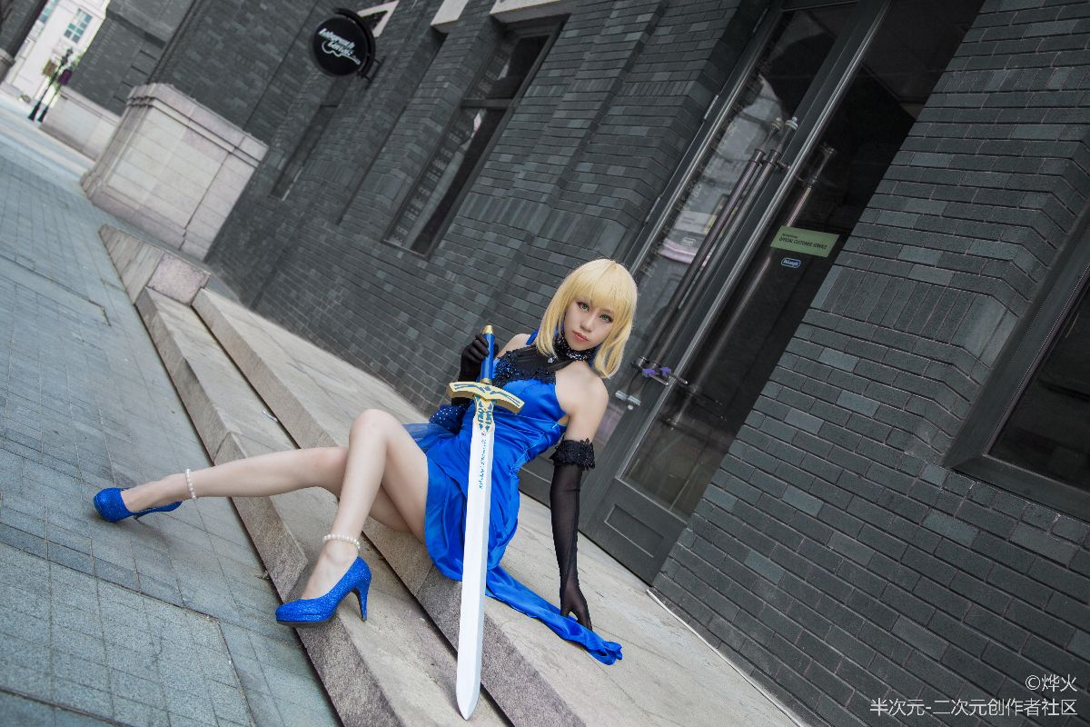 FateExtella Saber 蓝礼服 (5)
