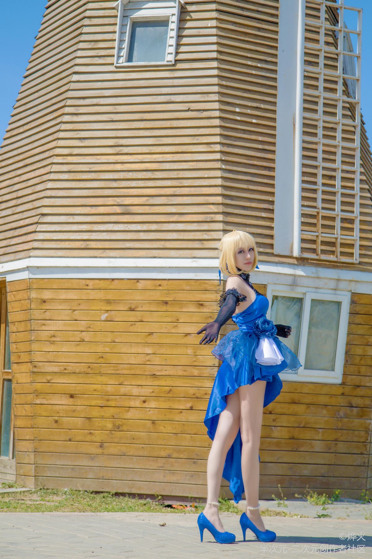 FateExtella Saber 蓝礼服 (10)