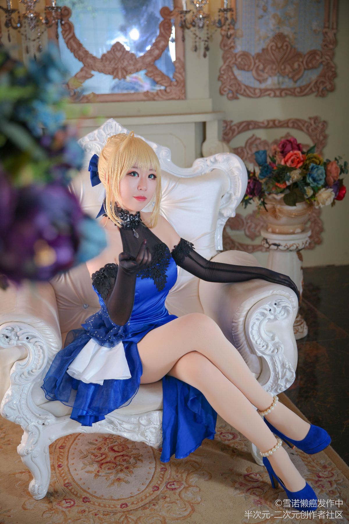 saber蓝礼服【汝就是我的master么?】 (1)