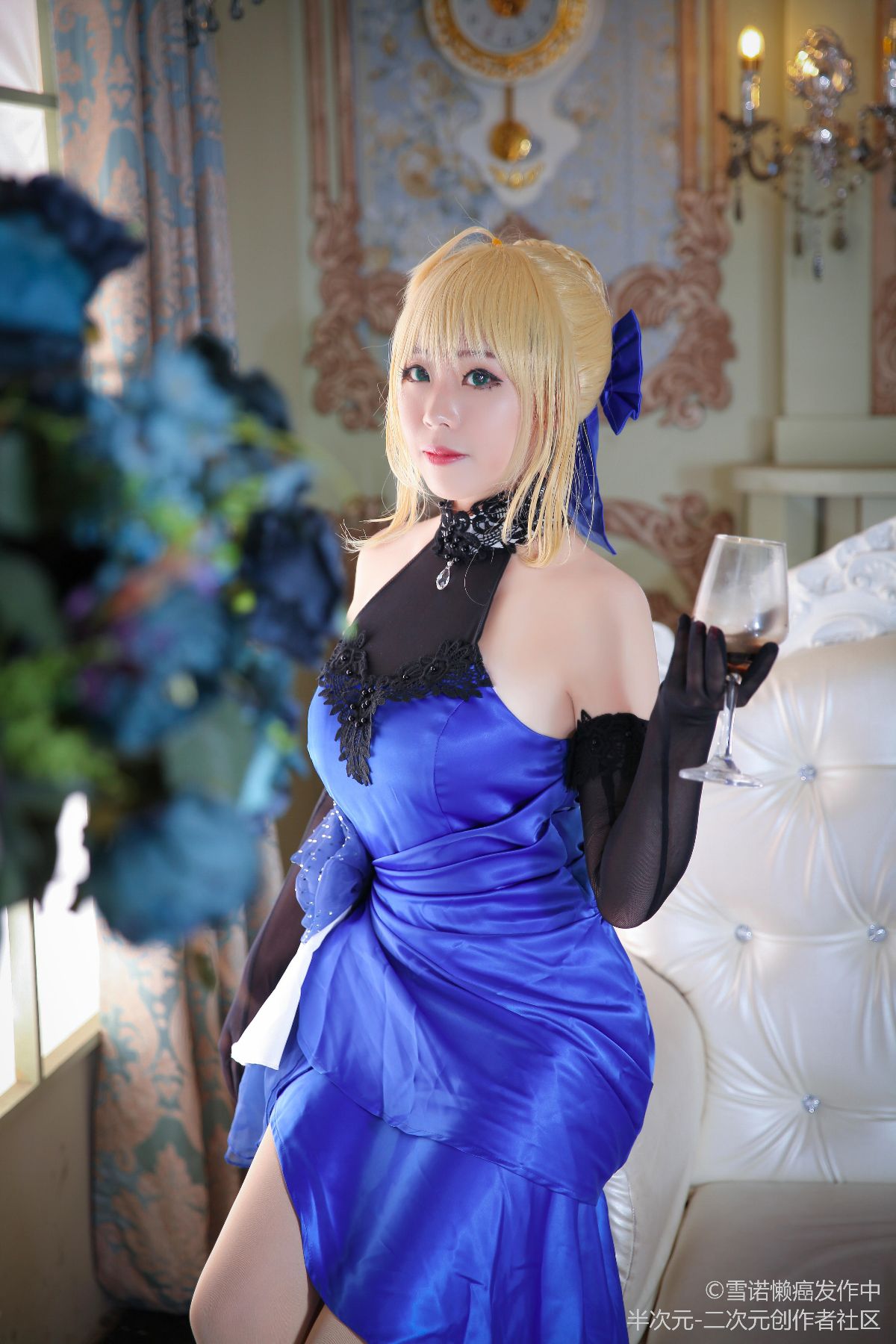 蓝礼服saber (5)