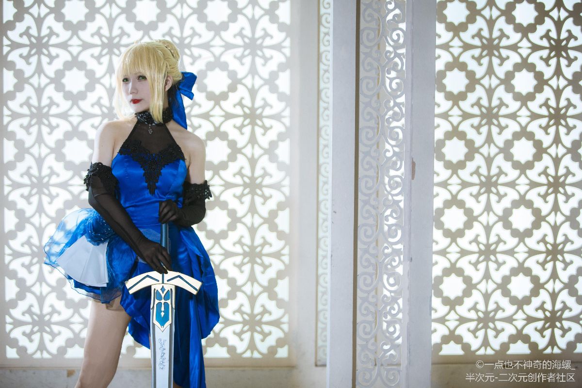 #COS正片##fate##saber蓝礼服##求顺眼赞k# (3)